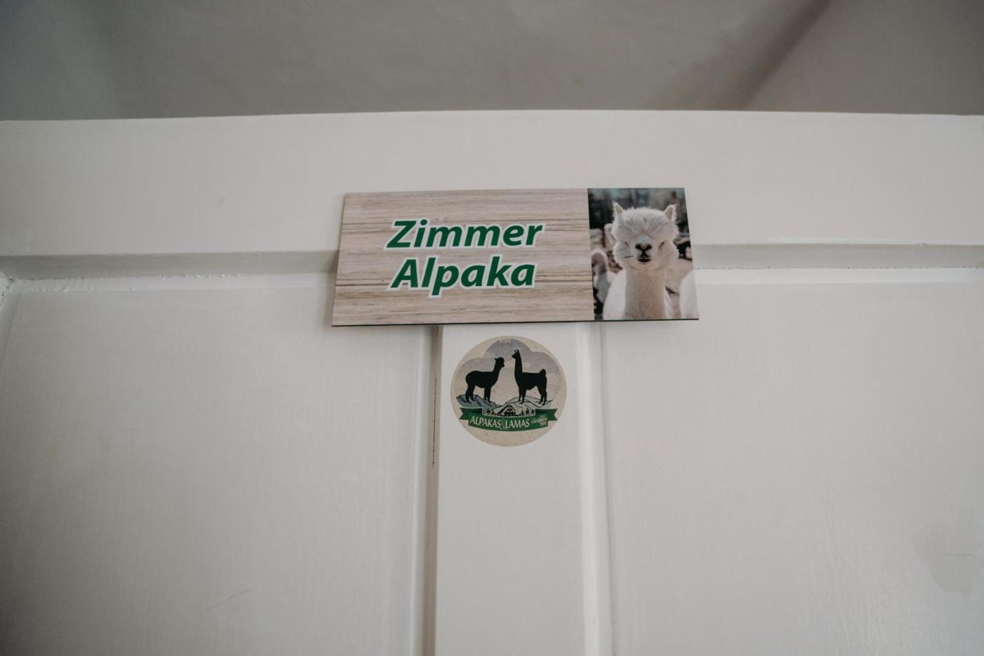Alpakas, Lamas Und Rentiere Zum Gruenen See Grossdorf  Bagian luar foto